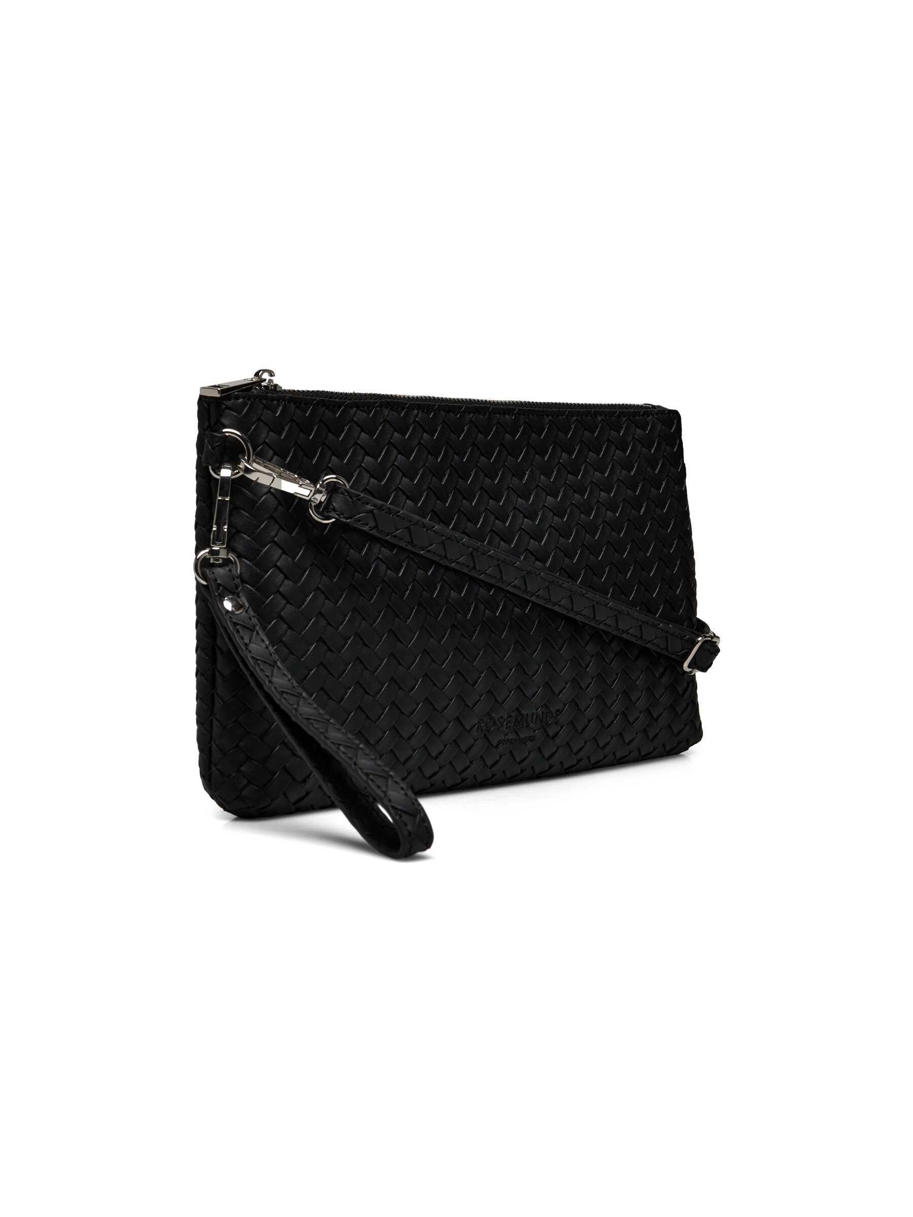 Rosemunde / RBRemi Medium Clutch / black silver