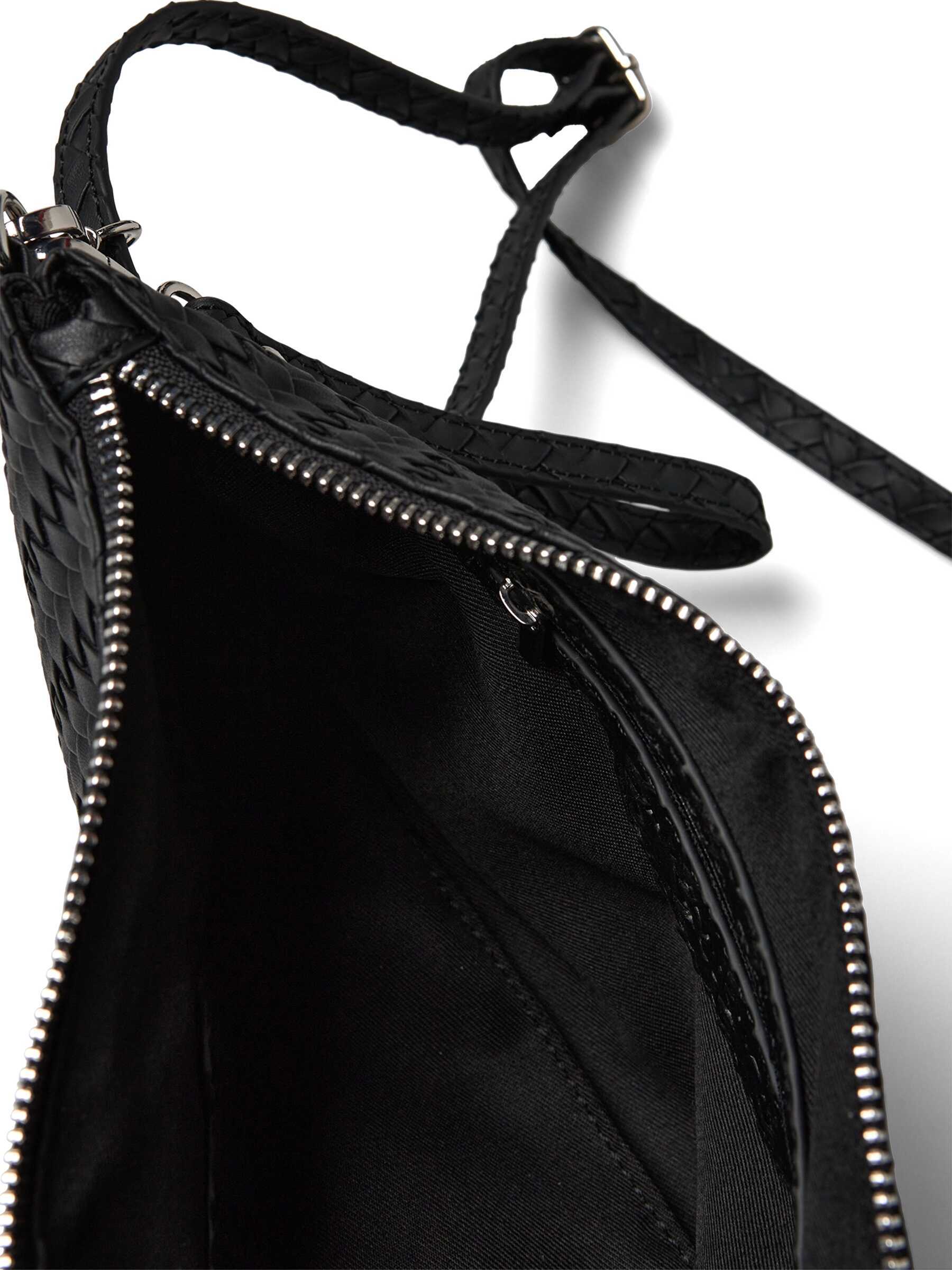 Rosemunde / RBRemi Medium Clutch / black silver