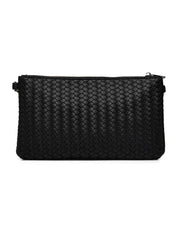 Rosemunde / RBRemi Medium Clutch / black silver