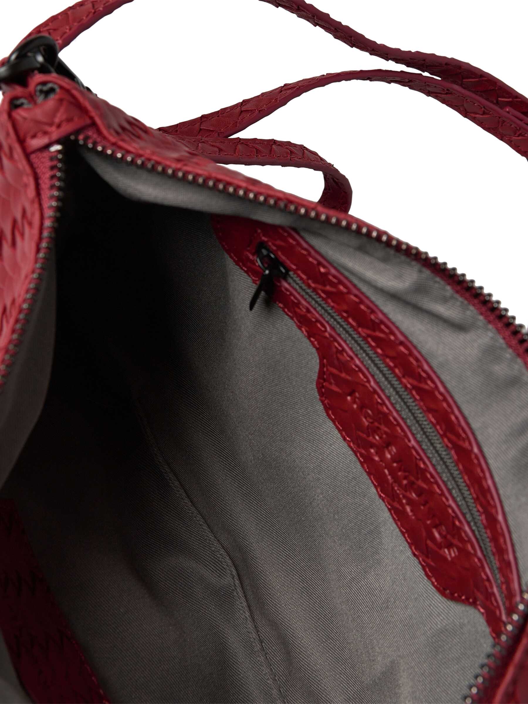 Rosemunde / RBRemi Medium Clutch / cranberry black oxid