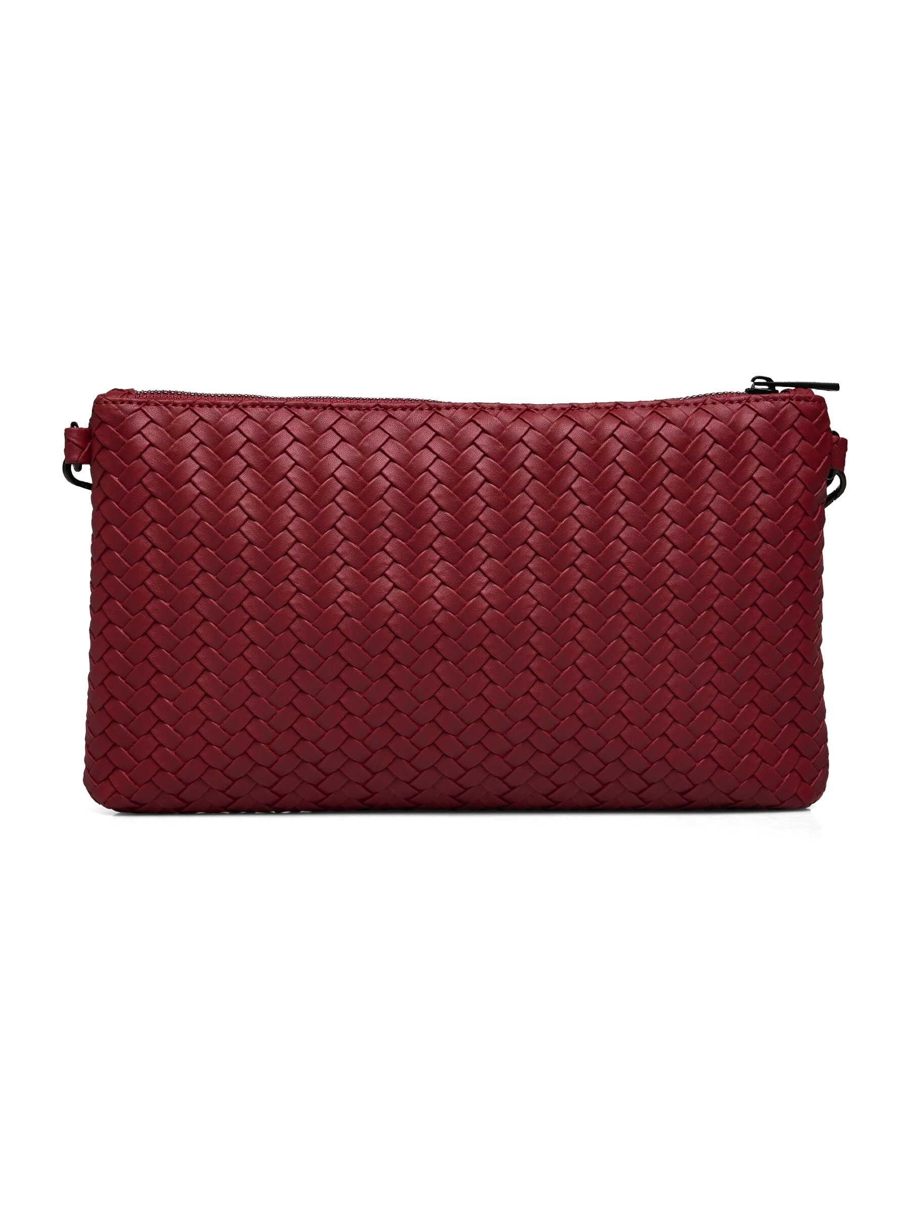 Rosemunde / RBRemi Medium Clutch / cranberry black oxid