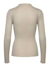 Rosemunde / RWBelize Silk LS T-neck T-shirt / abbey stone