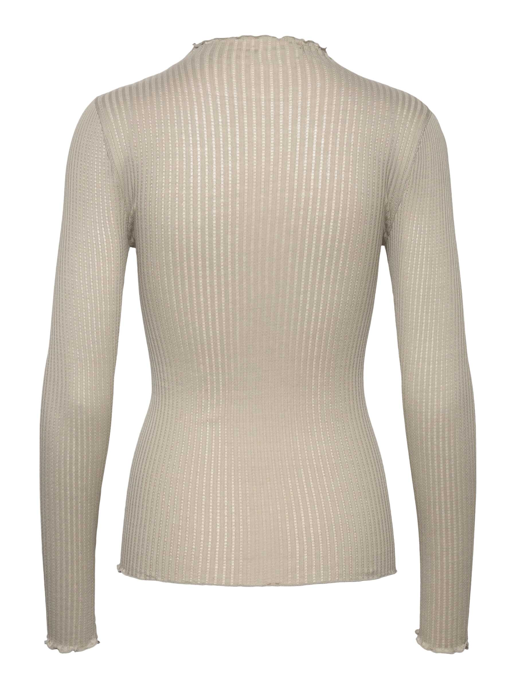 Rosemunde / RWBelize Silk LS T-neck T-shirt / abbey stone