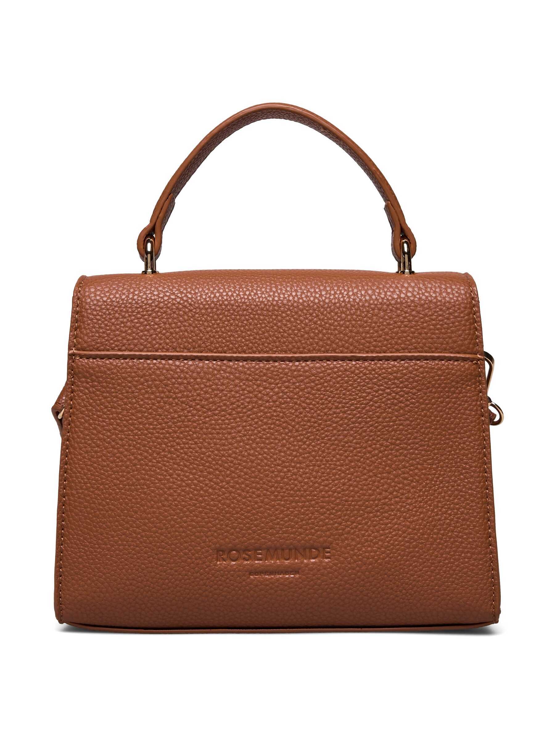 Rosemunde / RBSanya Medium Top Handle Bag / cognac gold