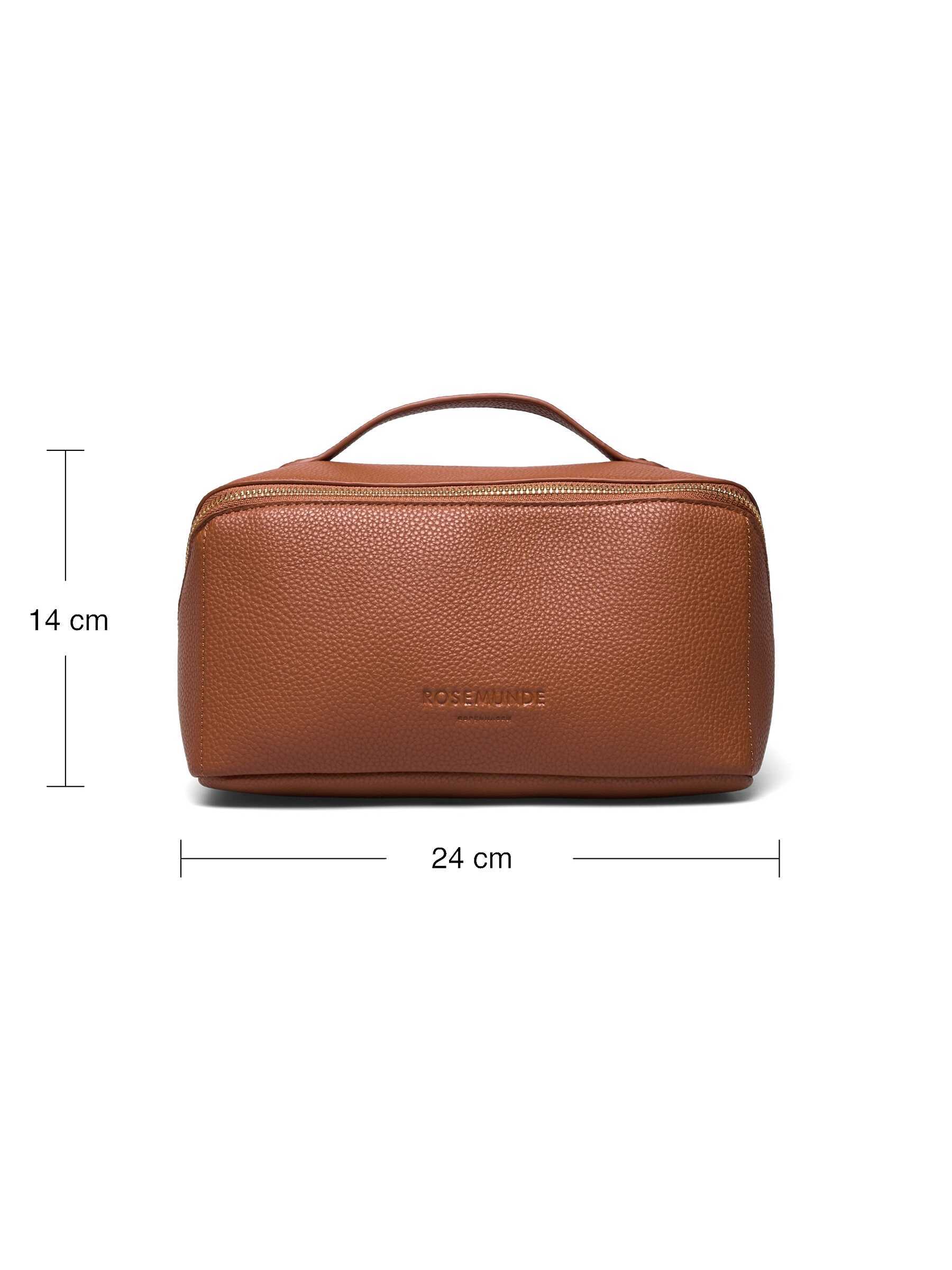 Rosemunde / RBSanya Cosmetics Case / cognac gold