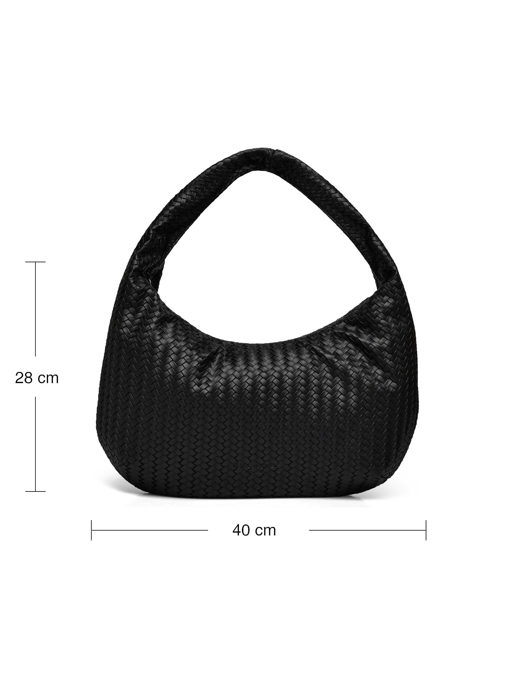 Rosemunde / RBRemi Medium Shoulder Bag / black silver