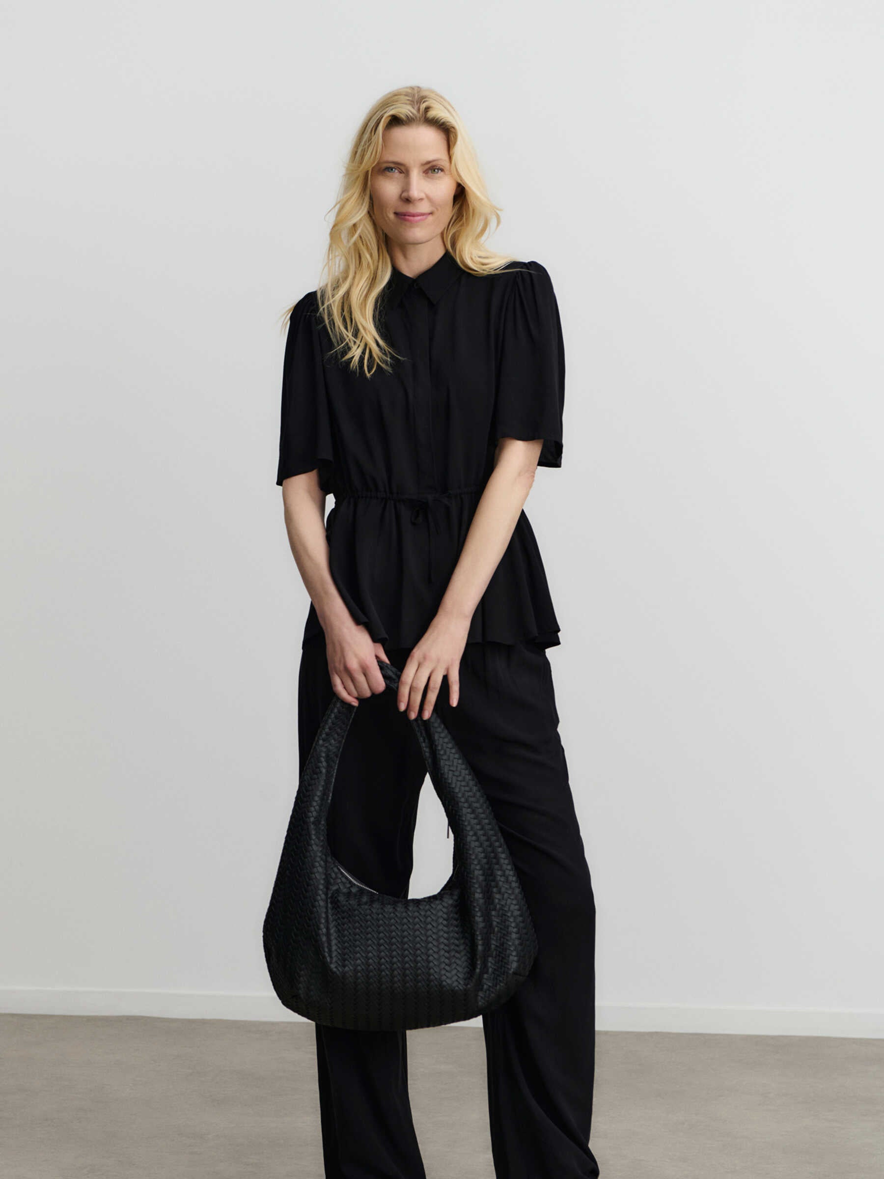 Rosemunde / RBRemi Medium Shoulder Bag / black silver