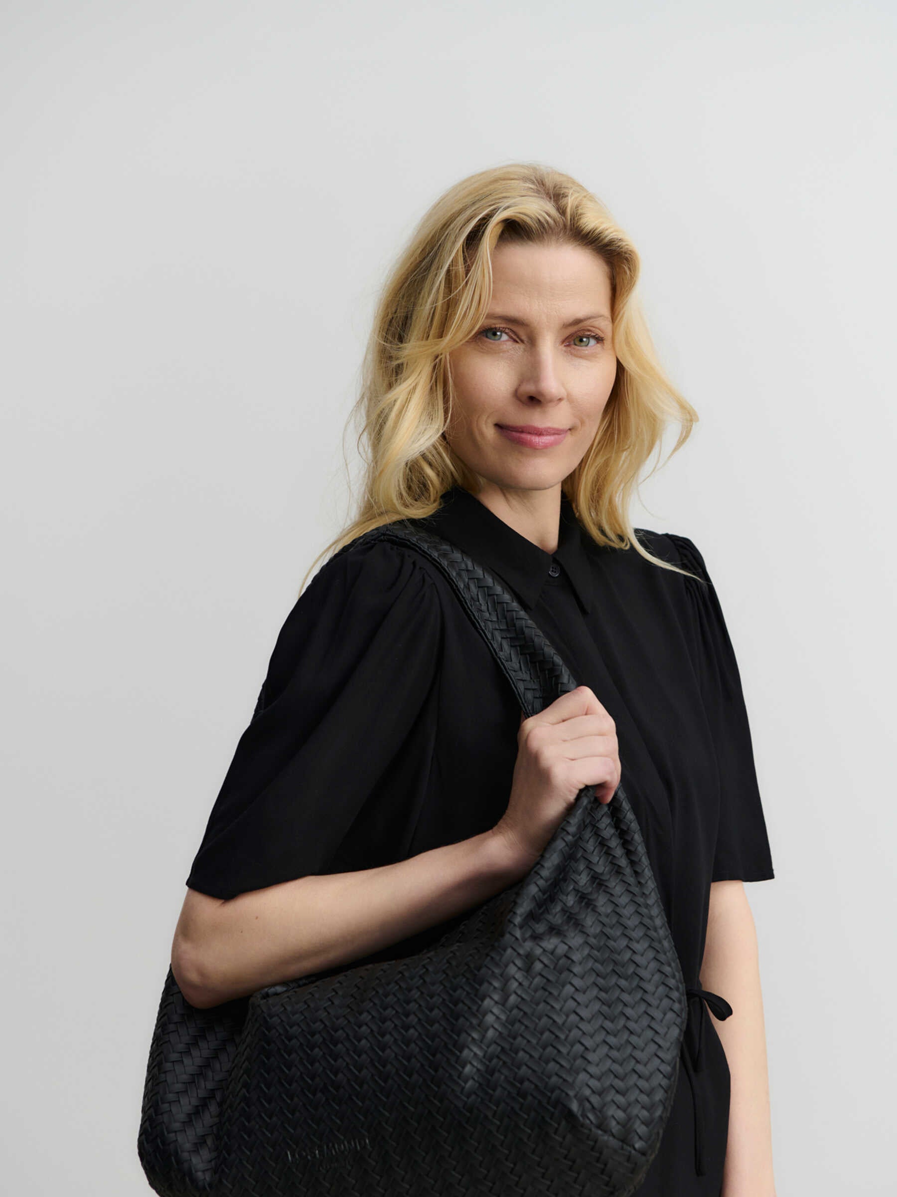 Rosemunde / RBRemi Medium Shoulder Bag / black silver