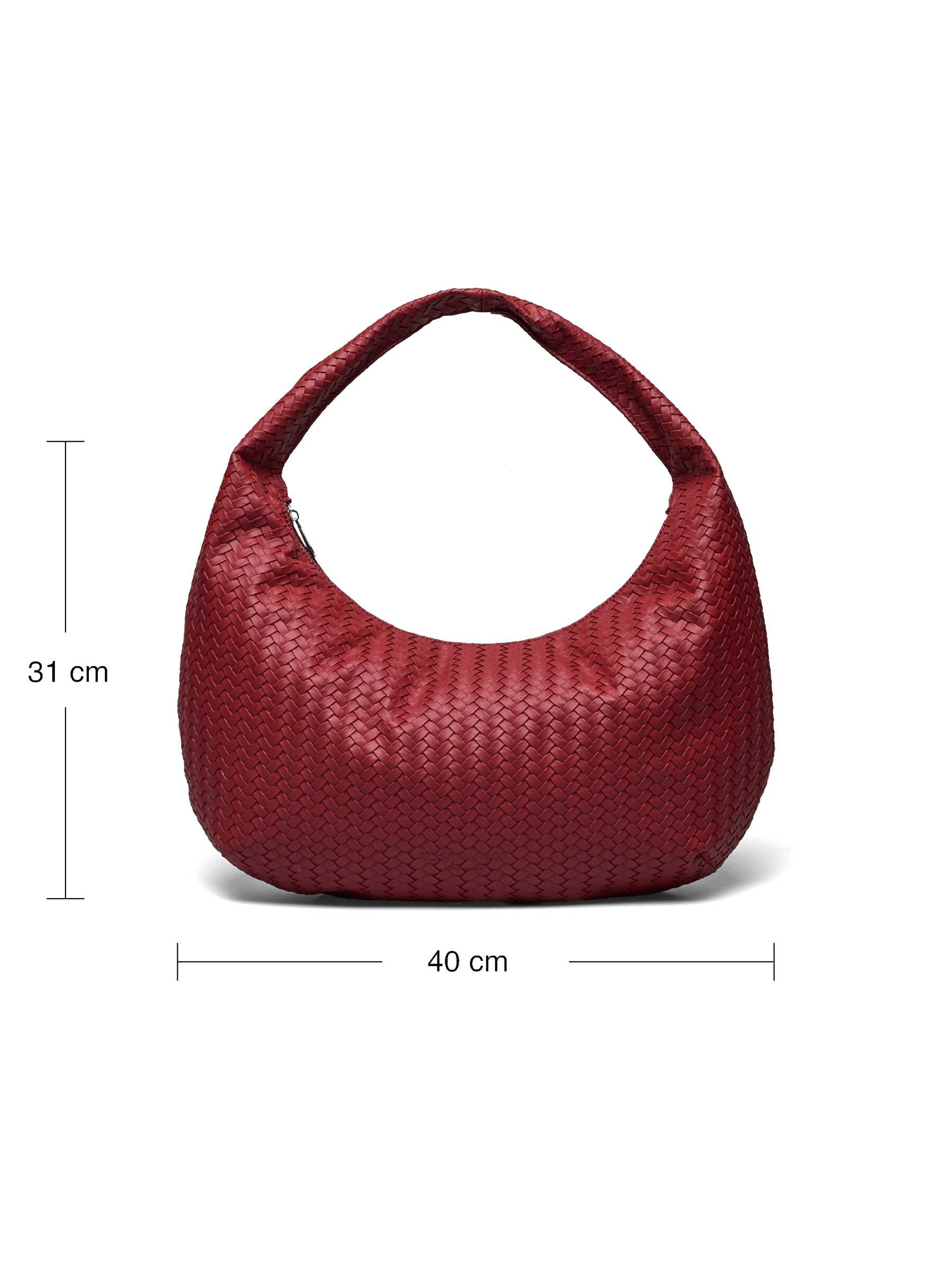 Rosemunde / RBRemi Medium Shoulder Bag / cranberry black oxid