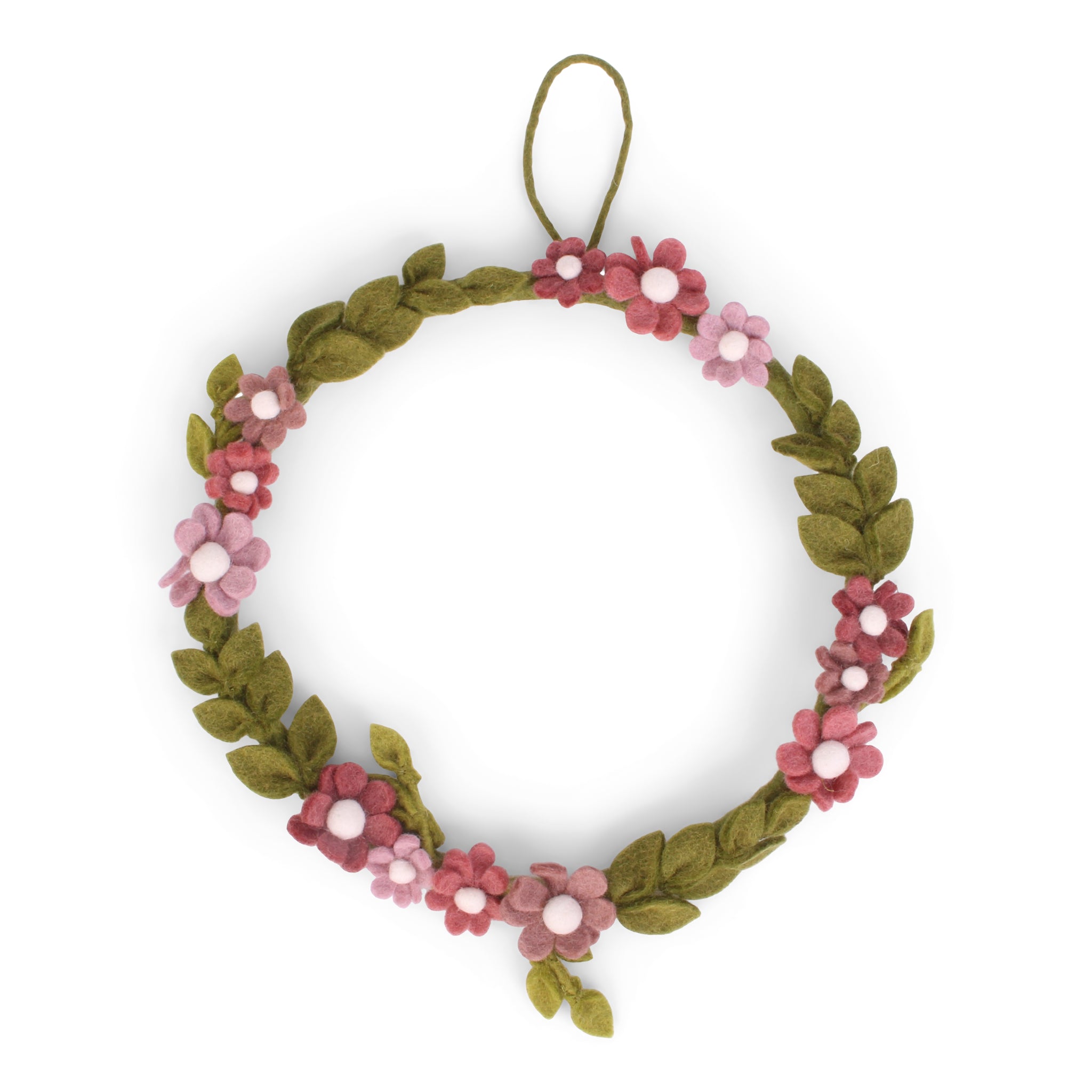 Gry & Sif / Anemone Wreath- Dusty Rose-28cm