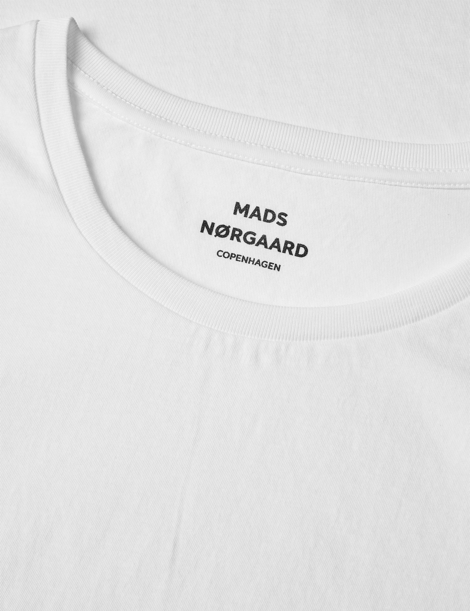 Mads Nørgaard / Fine Jersey Teasy Tee FAV / White