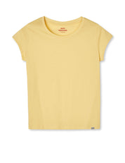 Mads Nørgaard / Fine Jersey Teasy Tee FAV / Straw