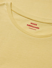 Mads Nørgaard / Fine Jersey Teasy Tee FAV / Straw