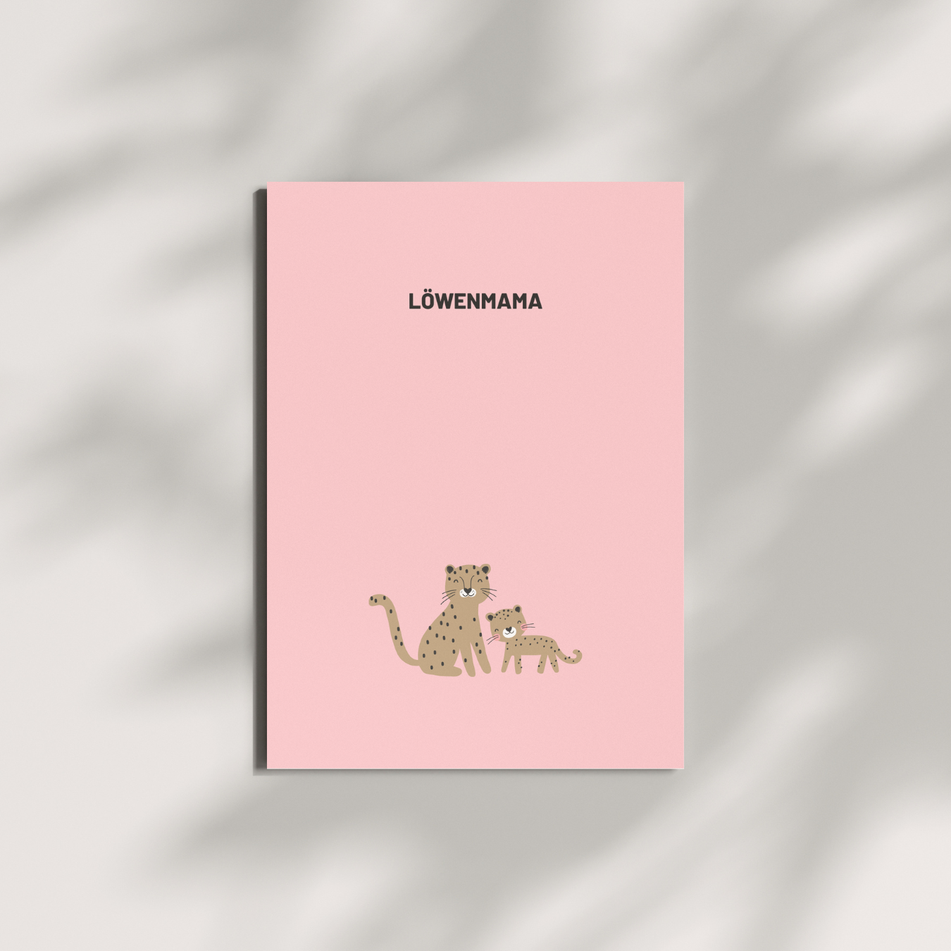 HERR&FRAUHEMPEL - Postkarte - Löwenmama