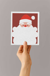 Naturbedacht - Schwammtuch - Weihnachtsmann - Nr. 13