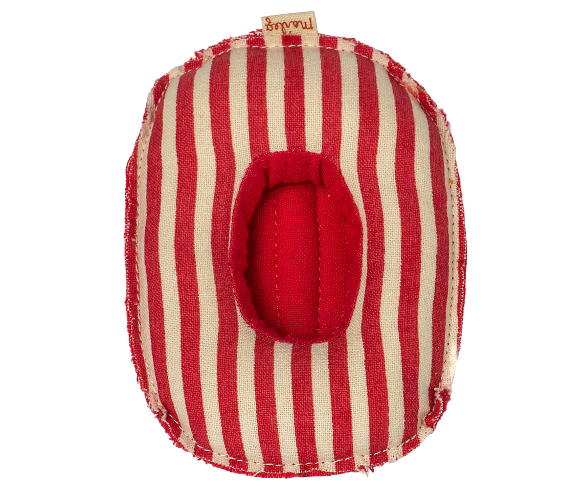 Maileg / Schlauchboot, Klein Maus -Rot gestreift