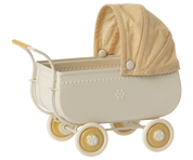 Maileg / Kinderwagen, Mikro - Gelb