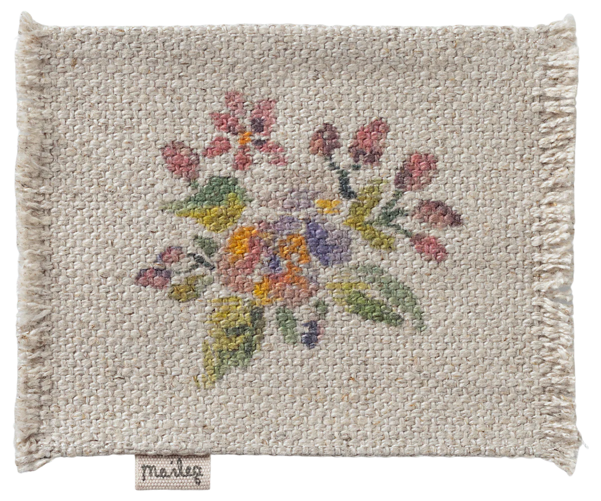 Maileg / Teppich - Blumen - klein