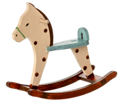 Maileg / Schaukelpferd, Maus - Gepunktet
