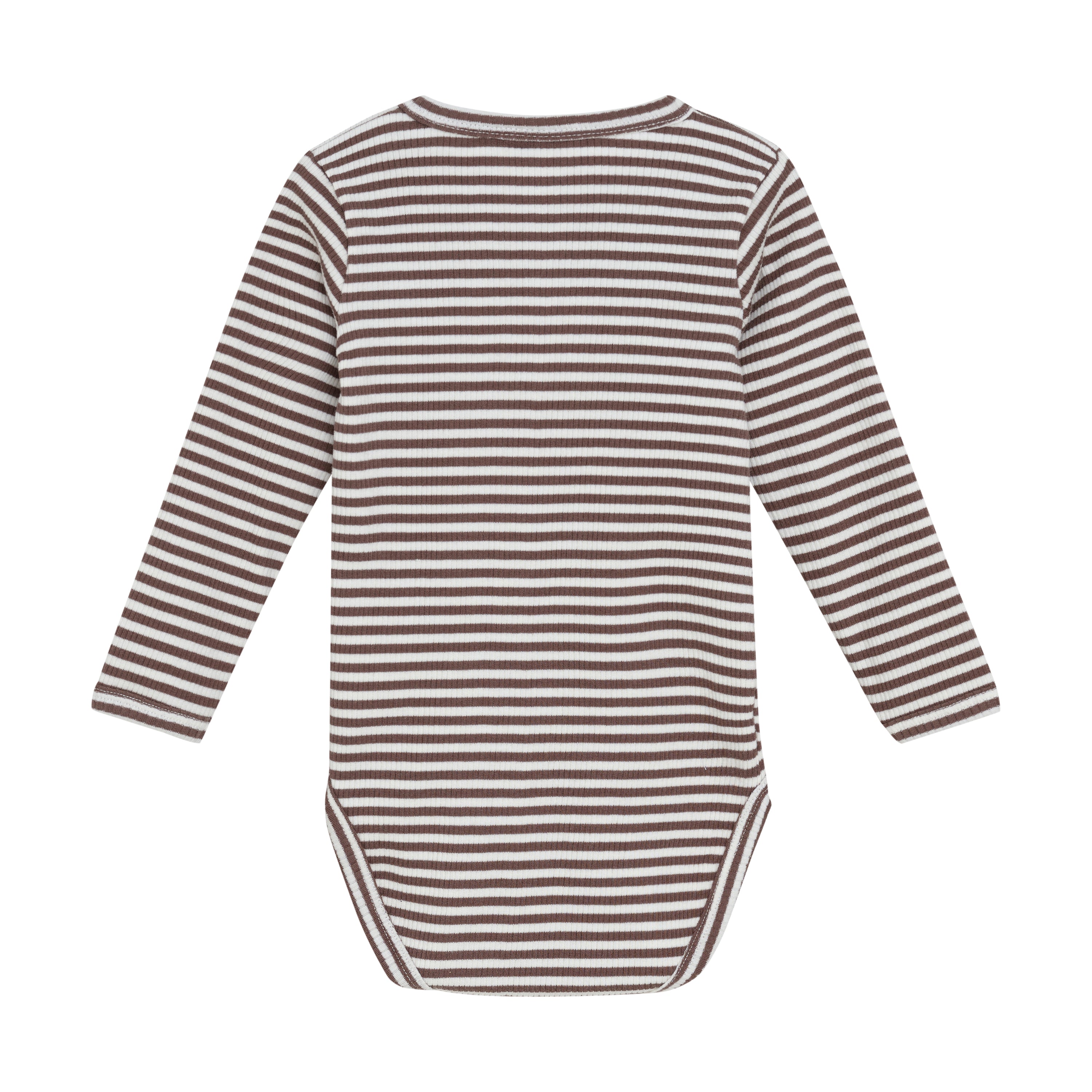 Minymo / Body LS Y/D Rib / Brown