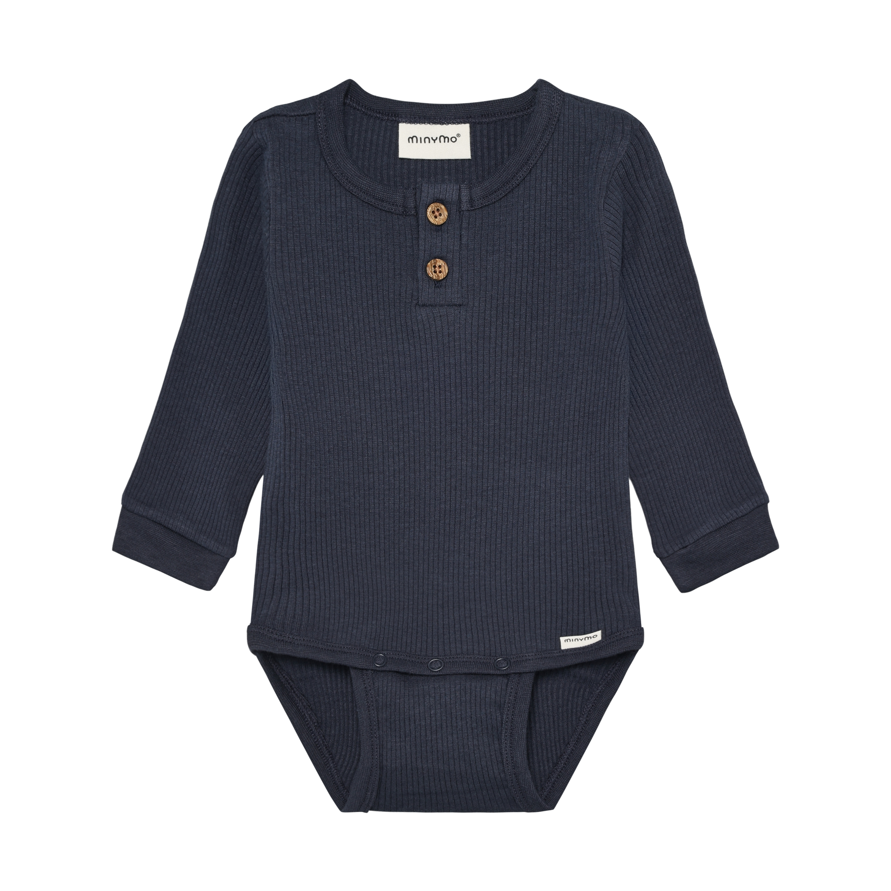 Minymo / Body LS Rib / Odyssey Gray