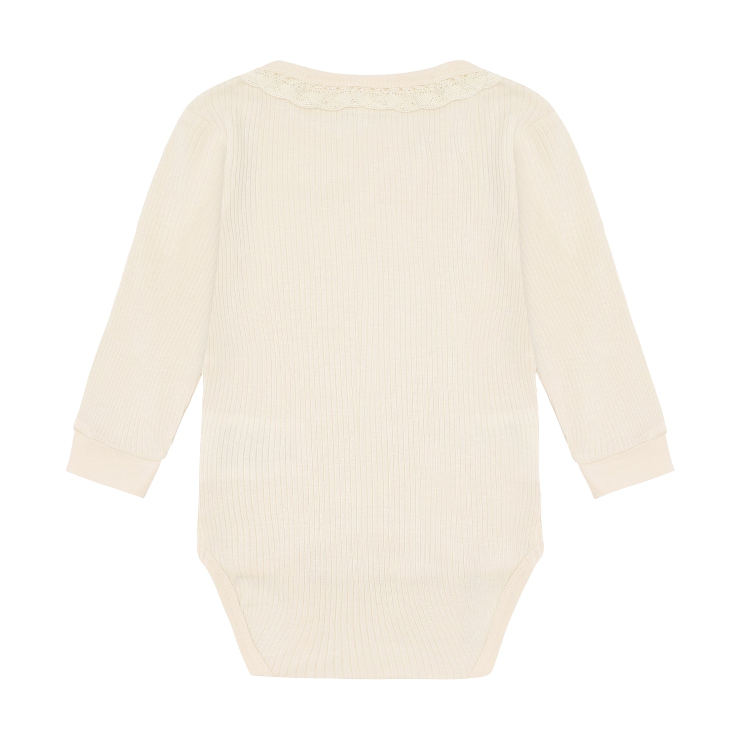 Minymo / Body LS Rib / White Swan