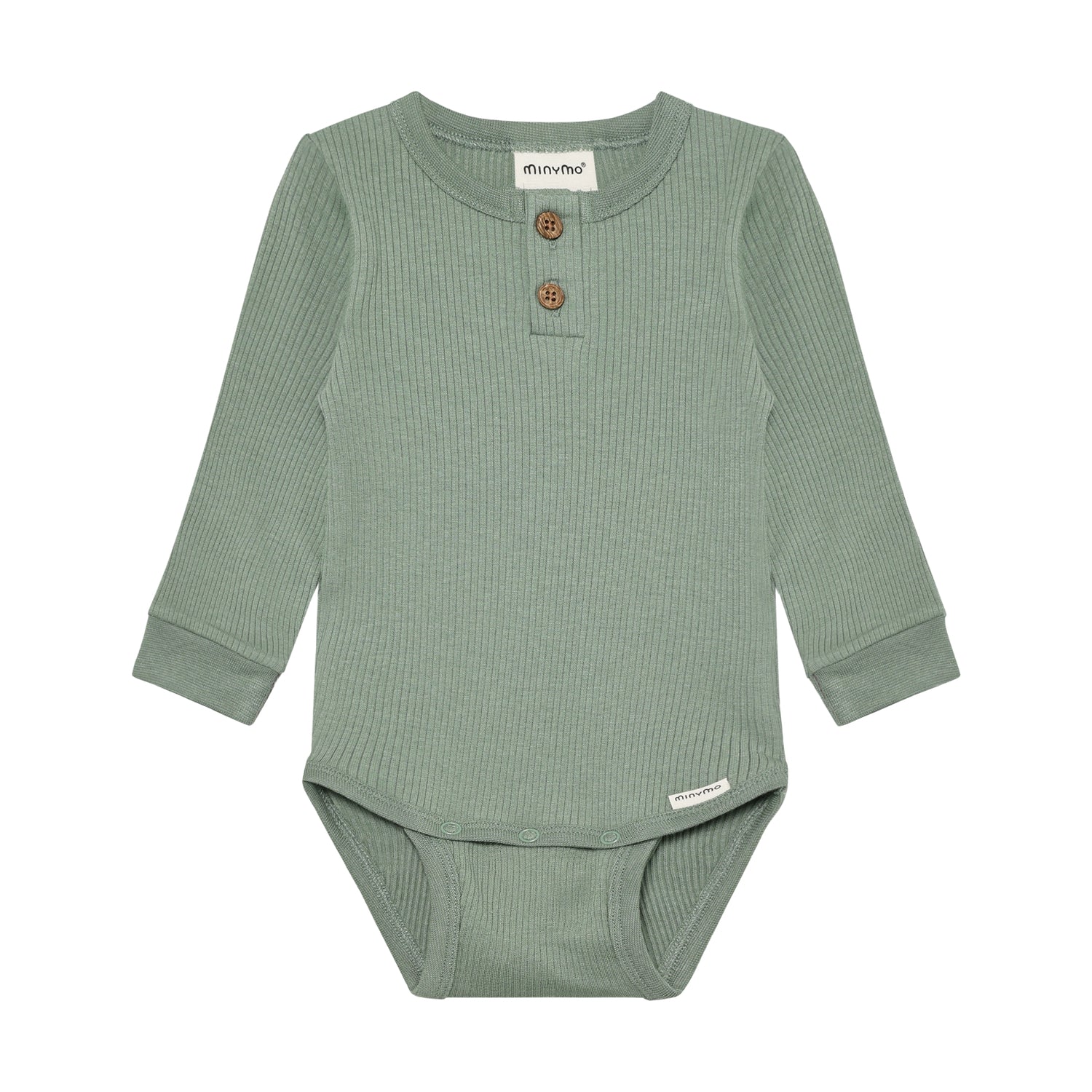 Minymo / Body LS Rib / Lily Pad