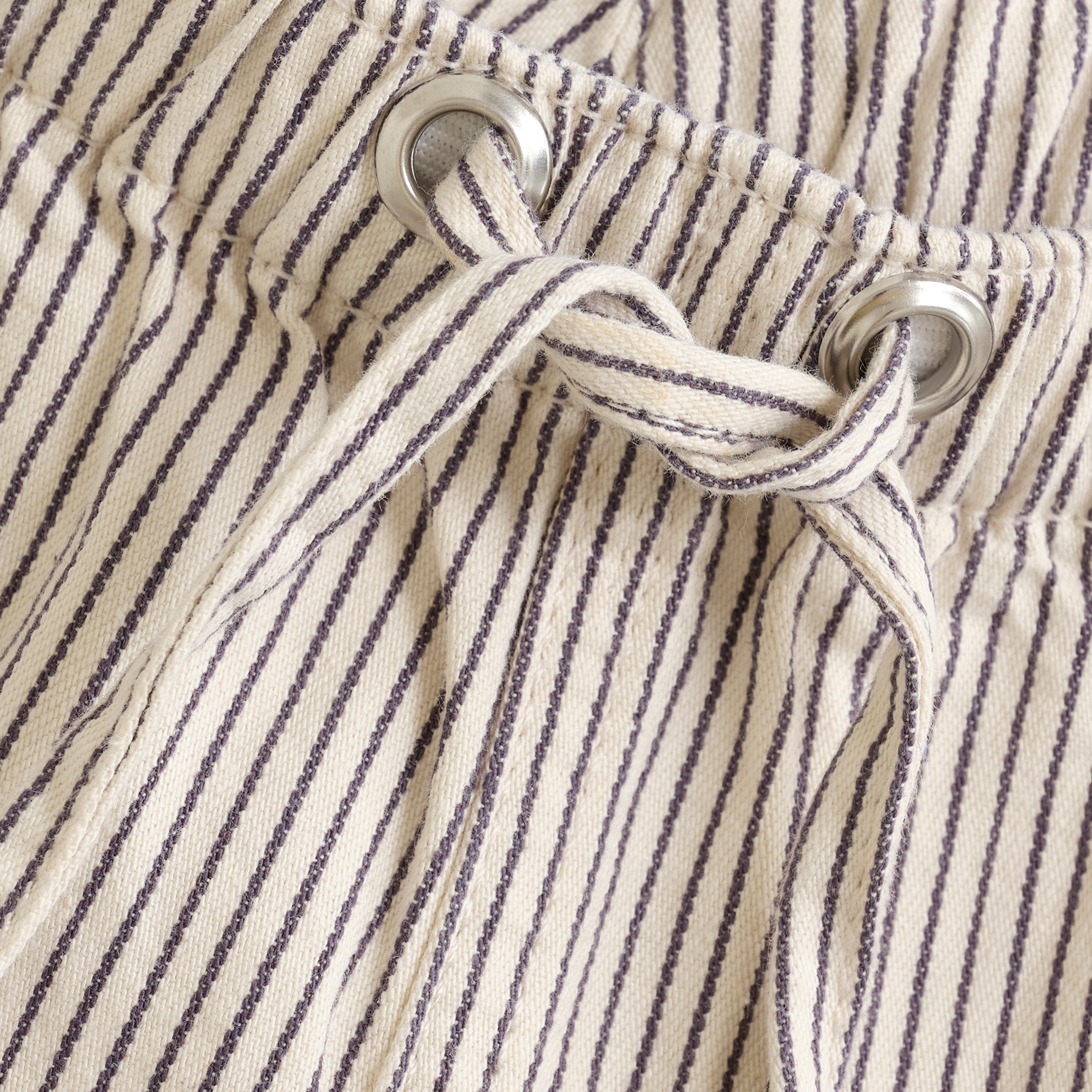 Minymo / Pants Twill Y/D / White Swan