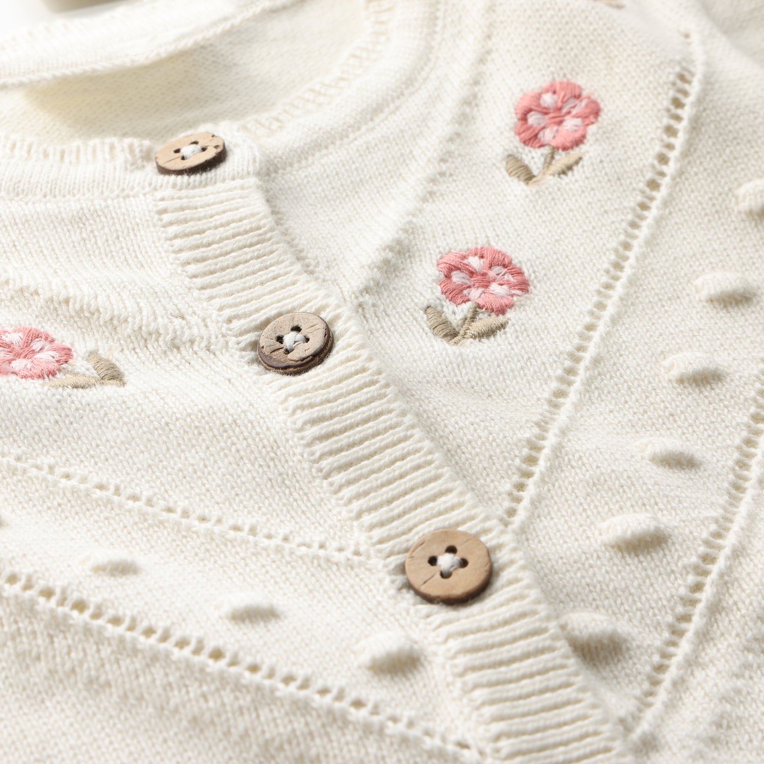 Minymo / Cardigan Knit / Vanilla Ice
