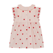 Minymo / Dress SS Emb. / Peach Blush