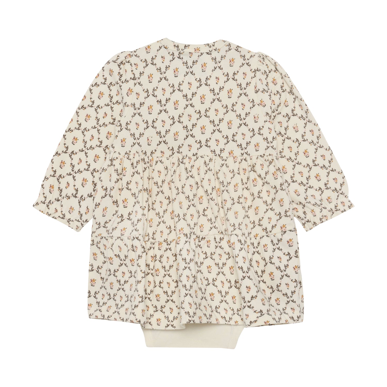 Minymo / Body Dress LS AOP / Seedpearl