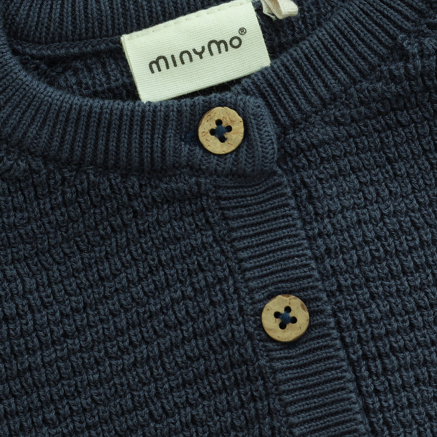 Minymo / Cardigan Knit / Midnight Navy
