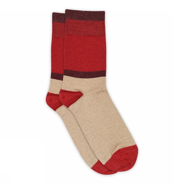mp Denmark / Elisabeth glitter socks / Porcine