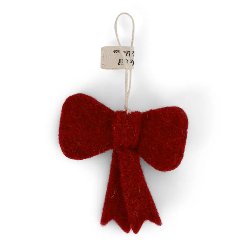 Gry & Sif / Christmas Ornaments / BOWS / Red