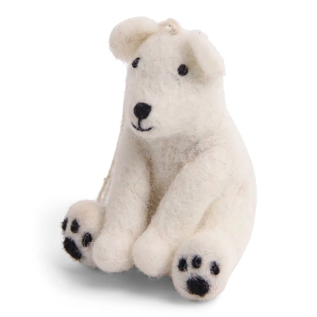 Gry & Sif / Christmas Ornaments / Polar Bear Sitting