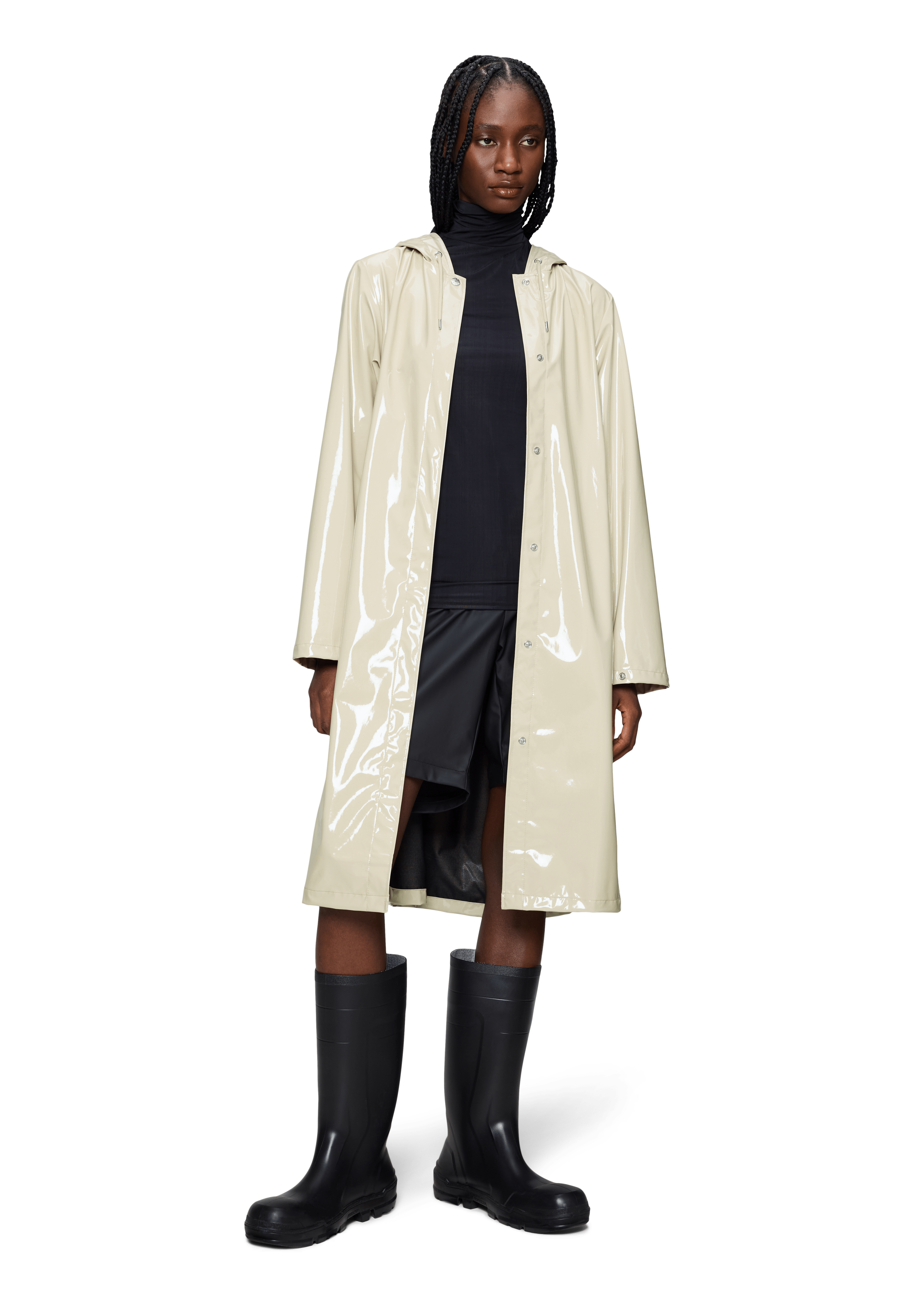 Rains / A-Line Longer W Jacket W3 / Shore