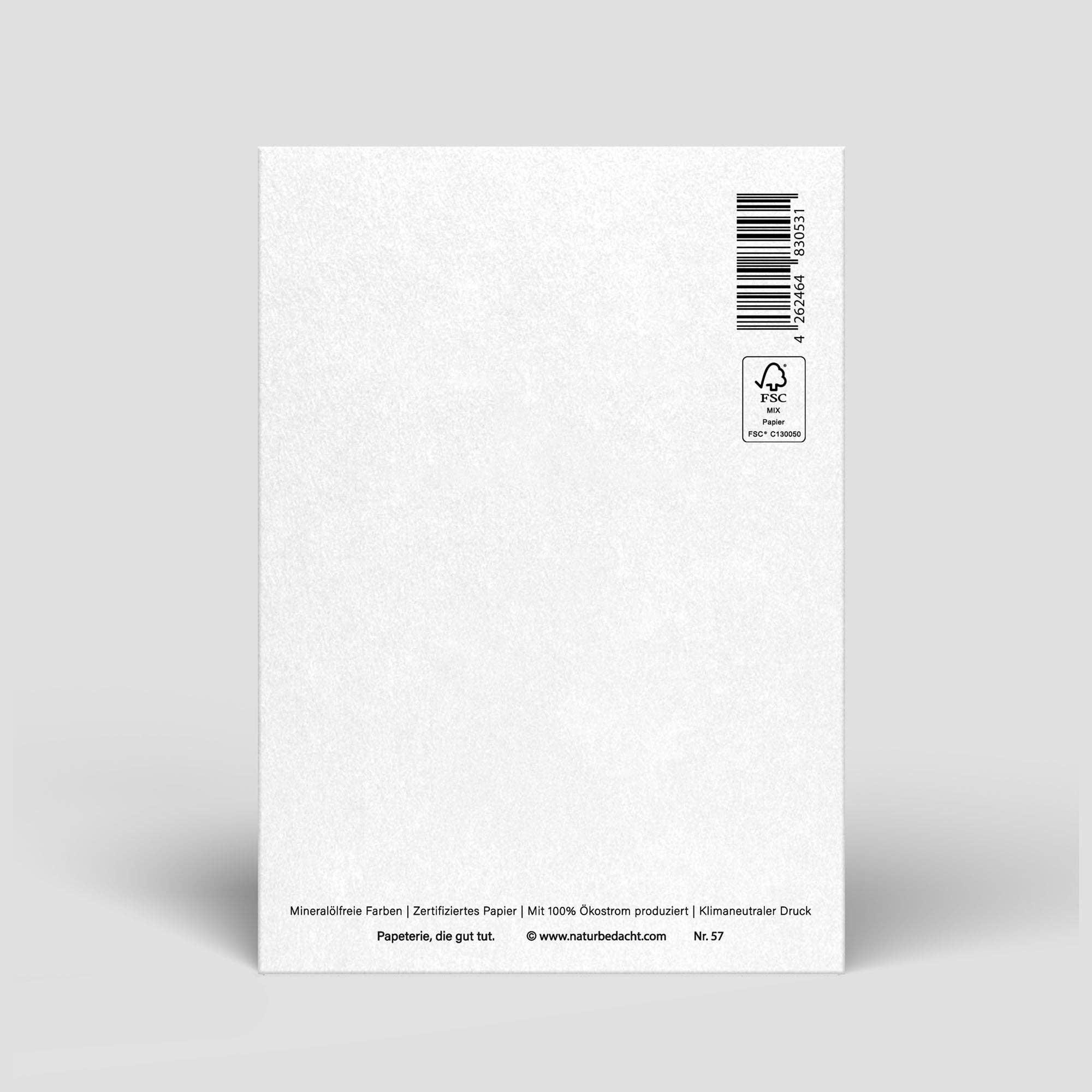 Naturbedacht - Postkarte Ostern - Spiegeleier  - Nr. 121