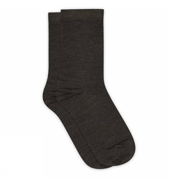 mp Denmark / Fine wool socks / Dark Brown