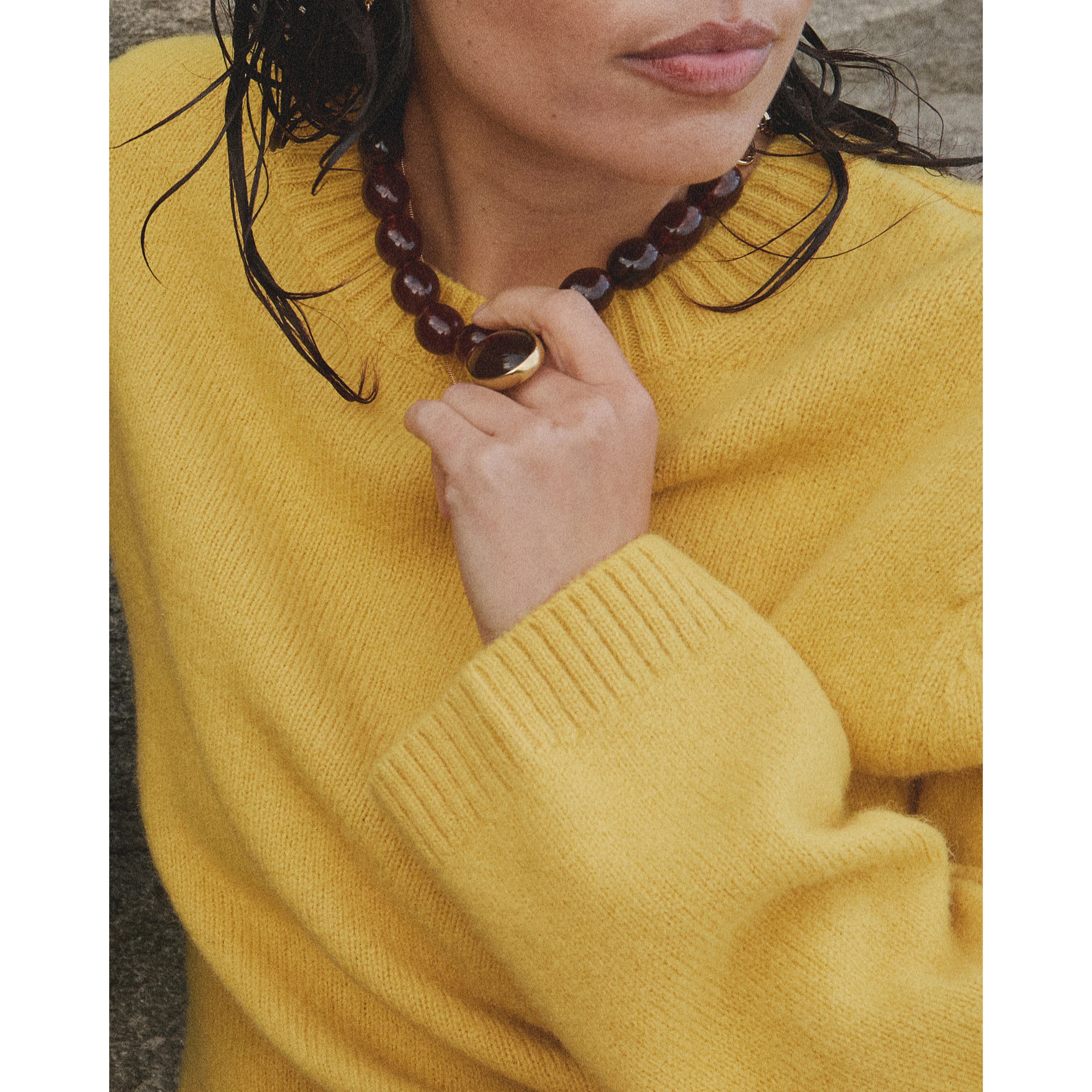 Pilgrim / STILL Halskette vergoldet/braun