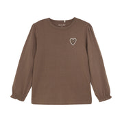 Minymo / T-shirt LS  / Chocolate Chip