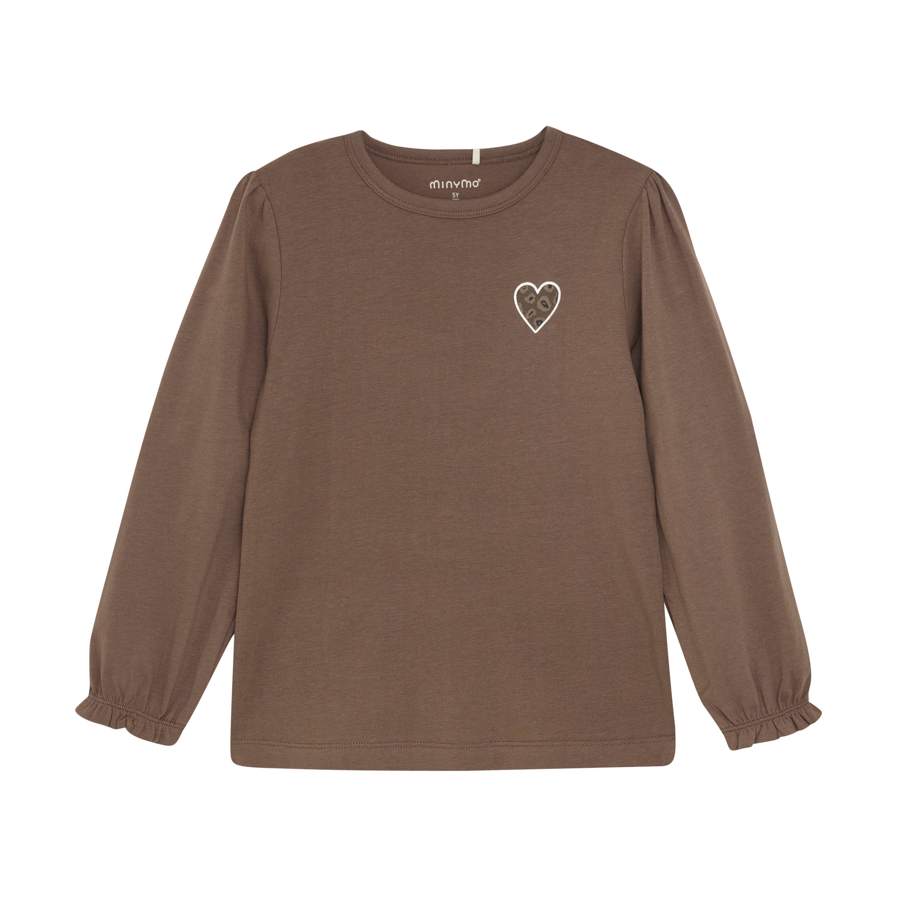 Minymo / T-shirt LS  / Chocolate Chip
