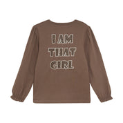 Minymo / T-shirt LS  / Chocolate Chip