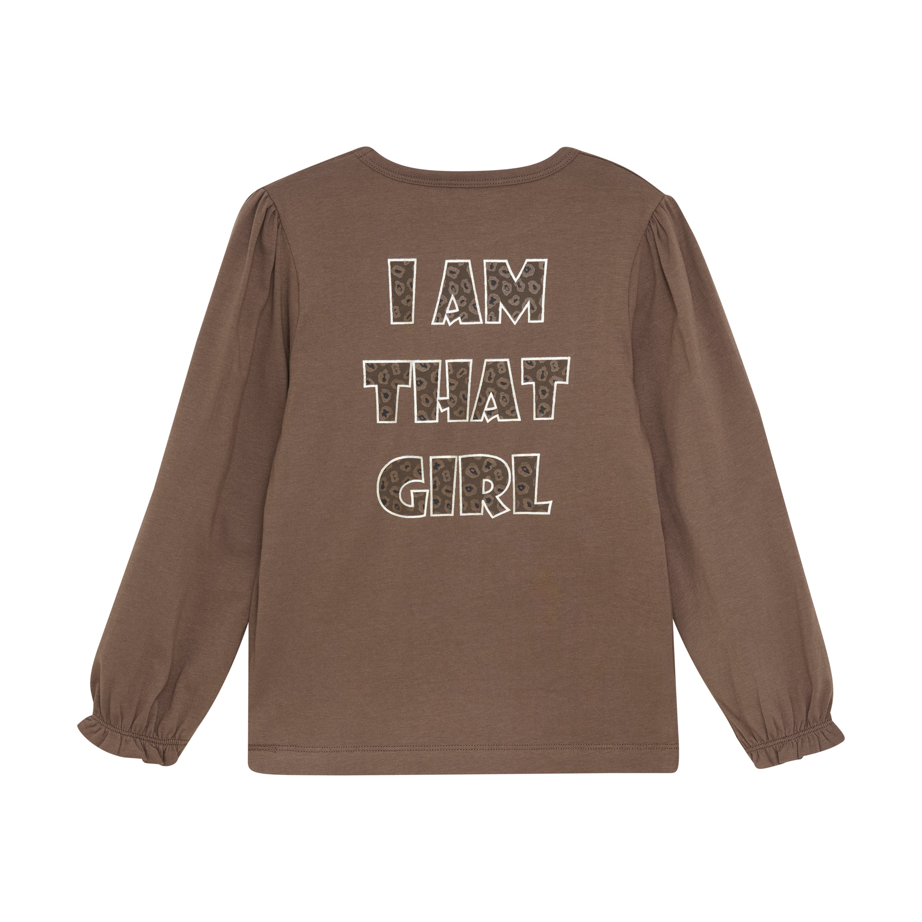 Minymo / T-shirt LS  / Chocolate Chip