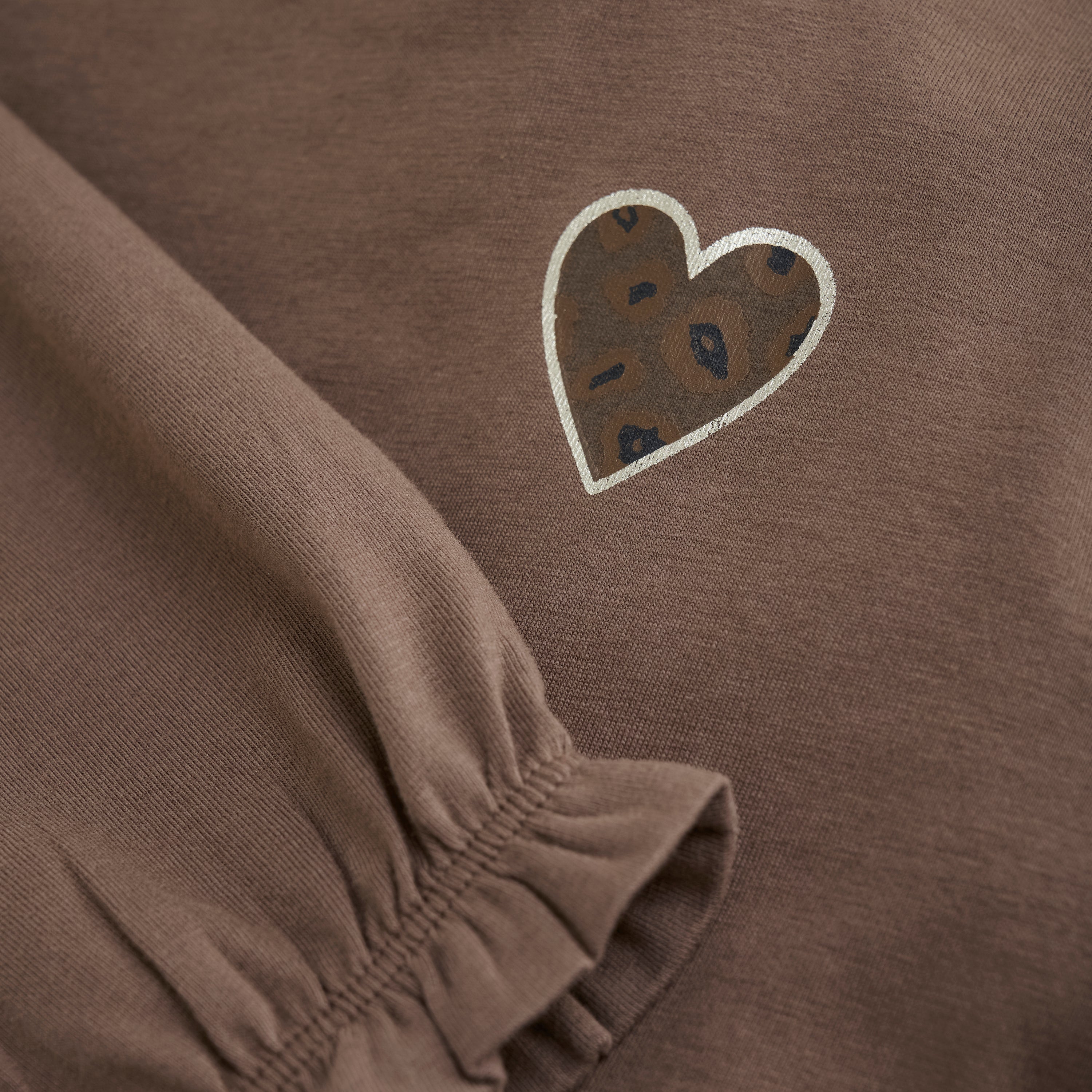 Minymo / T-shirt LS  / Chocolate Chip