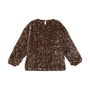 Minymo / Blouse LS w. Sequins / Woodrose