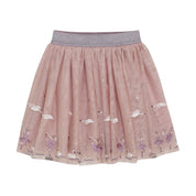 Minymo / Skirt Mesh w. Emb. / Shadow Gray