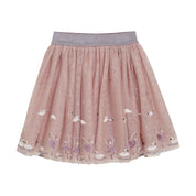 Minymo / Skirt Mesh w. Emb. / Shadow Gray
