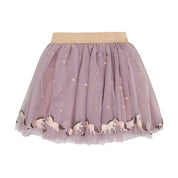 Minymo / Skirt Mesh w. Emb. / Fawn