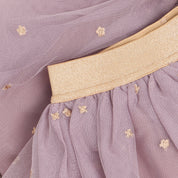 Minymo / Skirt Mesh w. Emb. / Fawn
