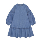 Minymo / Dress LS Chambray / Faded Denim